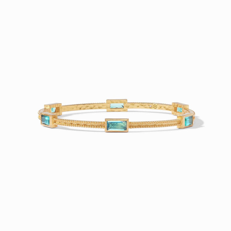 Antonia Bahamian Blue Bangle - BG268GBB-Julie Vos-Renee Taylor Gallery