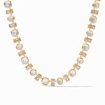 Antonia Iridescent Clear Crystal Tennis Necklace - N447GIRC00-Julie Vos-Renee Taylor Gallery