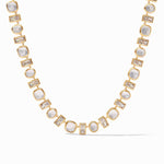 Antonia Iridescent Clear Crystal Tennis Necklace - N447GIRC00-Julie Vos-Renee Taylor Gallery