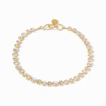 Antonia Iridescent Clear Crystal Tennis Necklace - N447GIRC00-Julie Vos-Renee Taylor Gallery
