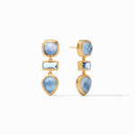 Antonia Iridescent Chalcedony Blue Tier Earrings - ER810GICA00-Julie Vos-Renee Taylor Gallery