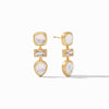 Antonia Iridescent Clear Crystal Tier Earrings - ER810GIRC00-Julie Vos-Renee Taylor Gallery