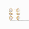 Antonia Iridescent Clear Crystal Tier Earrings - ER810GIRC00-Julie Vos-Renee Taylor Gallery