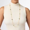 Aquitaine Station Necklace - Clear Crystal-Julie Vos-Renee Taylor Gallery