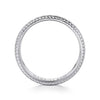 14K White Gold 7mm - Chevron Design Men's Wedding Band - MBM0208-70W4JJJ-Gabriel & Co.-Renee Taylor Gallery