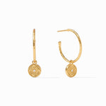 Astor Hoop & Charm Earrings - ER841G00-Julie Vos-Renee Taylor Gallery