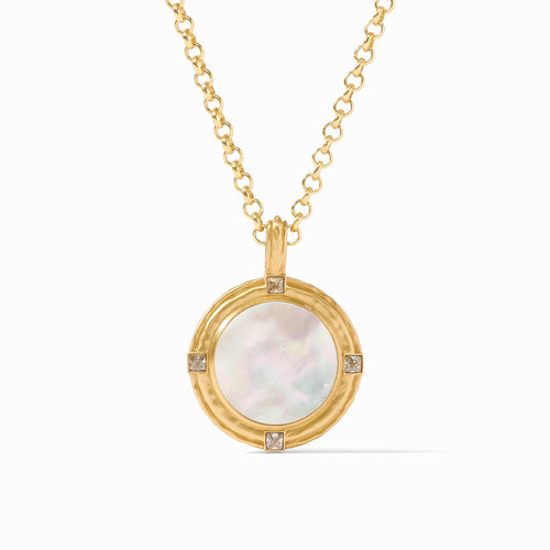 Astor Pendant Necklace - Mother of Pearl-Julie Vos-Renee Taylor Gallery