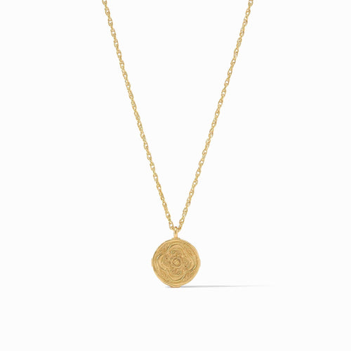 Astor Solitaire Necklace - Iridescent Clear Crystal-Julie Vos-Renee Taylor Gallery