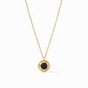 Astor Solitaire Necklace - Obsidian Black-Julie Vos-Renee Taylor Gallery