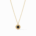 Astor Solitaire Necklace - Obsidian Black-Julie Vos-Renee Taylor Gallery