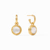 Astor 6-in-1 Charm Earrings - Iridescent Clear Crystal-Julie Vos-Renee Taylor Gallery