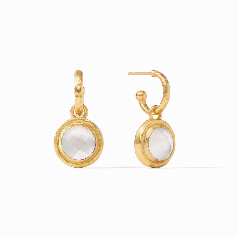 Astor 6-in-1 Charm Earrings - Iridescent Clear Crystal-Julie Vos-Renee Taylor Gallery