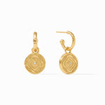 Astor 6-in-1 Charm Earrings - Iridescent Clear Crystal-Julie Vos-Renee Taylor Gallery