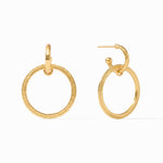 Astor 6-in-1 Charm Earrings - Iridescent Clear Crystal-Julie Vos-Renee Taylor Gallery