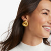 Avalon Doorknocker Clip Earrings - CP104G00-Julie Vos-Renee Taylor Gallery