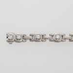 Platinum and Diamond "Path" Bracelet - B-29P-Alex Sepkus-Renee Taylor Gallery
