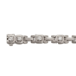 Platinum and Diamond "Path" Bracelet - B-29P-Alex Sepkus-Renee Taylor Gallery