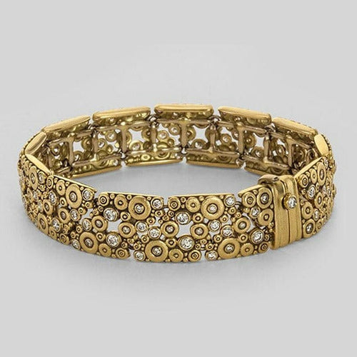 18K and Diamond "Lace" Bracelet - B-37D-Alex Sepkus-Renee Taylor Gallery