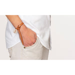 Sterling Silver Plated Leather Bracelet - B0088 MCA00-CXC-Renee Taylor Gallery