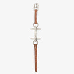 St. Moritz Bit Bracelet - Silver Plated, Camel Leather - B0137 MCA00-CXC-Renee Taylor Gallery