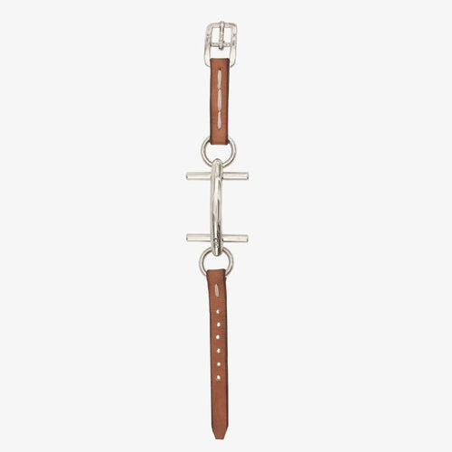 St. Moritz Bit Bracelet - Silver Plated, Camel Leather - B0137 MCA00-CXC-Renee Taylor Gallery