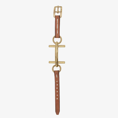 St. Moritz Bit Bracelet - Gold Plated, Camel Leather - B0137 ORC00-CXC-Renee Taylor Gallery