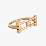 Double Shackle Bracelet - Gold Plated - B0145 ORO03-CXC-Renee Taylor Gallery