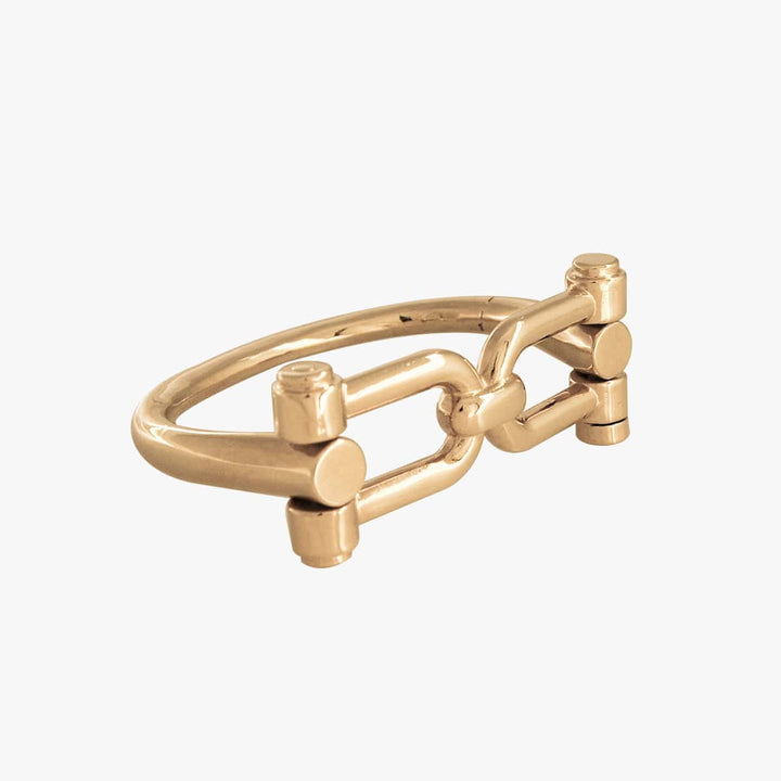 Double Shackle Bracelet - Gold Plated - B0145 ORO03-CXC-Renee Taylor Gallery
