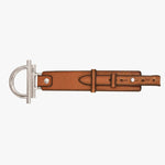 Sunrise Leather Bracelet - Silver Plated, Camel Leather - B0161 MCA00-CXC-Renee Taylor Gallery