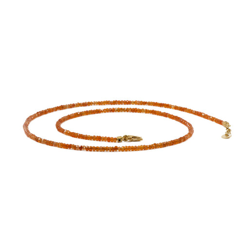 Carnelian 3mm Wrap Bracelet Or 24K Gold Vermeil Necklace-Joyla-Renee Taylor Gallery