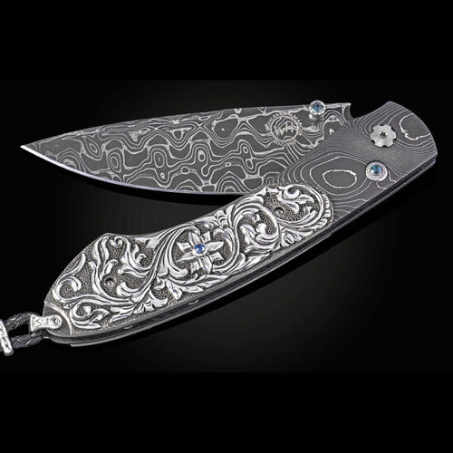 Spearpoint Blue Swirl Limited Edition - B12 BLUE SWIRL-William Henry-Renee Taylor Gallery