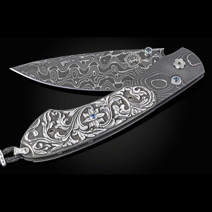 Spearpoint Blue Swirl Limited Edition - B12 BLUE SWIRL-William Henry-Renee Taylor Gallery
