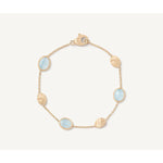 18K Siviglia Gold Bracelet w/Aquamarine - BB1874 AQ01 Y-Marco Bicego-Renee Taylor Gallery