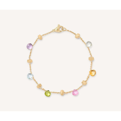 18K Paradise Single-Strand Gemstone Bracelet Bracelet - BB675 MIX01 Y-Marco Bicego-Renee Taylor Gallery