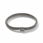 Icon Bracelet, Sterling Silver, Pavé, 6.5MM - BBS90422RVBLS2-John Hardy-Renee Taylor Gallery