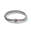 Icon Bracelet, Sterling Silver, Pavé, 6.5MM - BBS90422RVBLS2-John Hardy-Renee Taylor Gallery