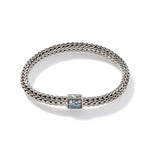 Icon Bracelet, Sterling Silver, Pavé, 6.5MM - BBS90422RVBLS2-John Hardy-Renee Taylor Gallery