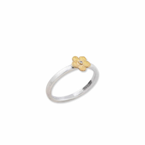 Buttercup Ring with Diamond by Lika Behar