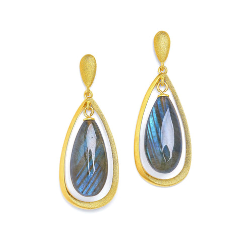 Dorena Labradorite Earrings