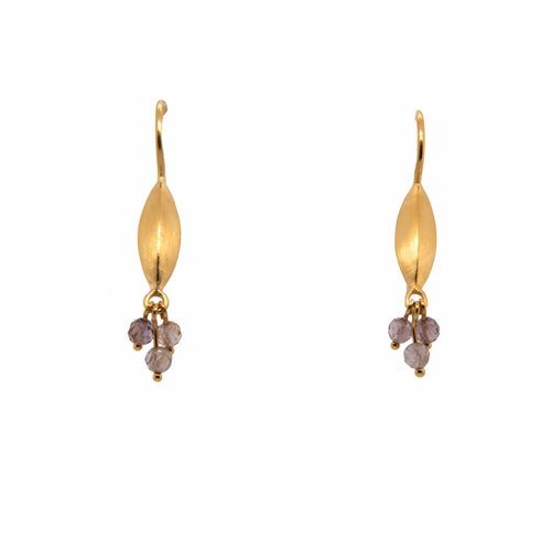 Bliss Multi Spinel 24K Gold Vermeil Earrings-Joyla-Renee Taylor Gallery