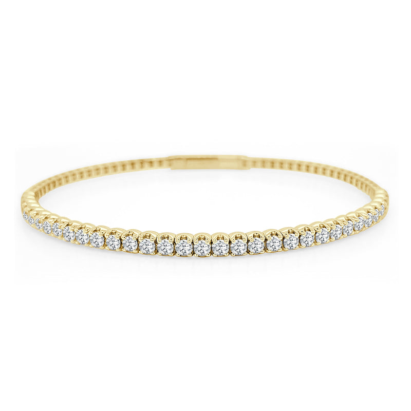 BG264-YG 14K 1.95ct Diamond Bangle-Paramount Gems-Renee Taylor Gallery