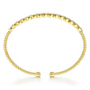 14k yellow gold diamond bangle - BG4336-62Y45JJ-Gabriel & Co.-Renee Taylor Gallery