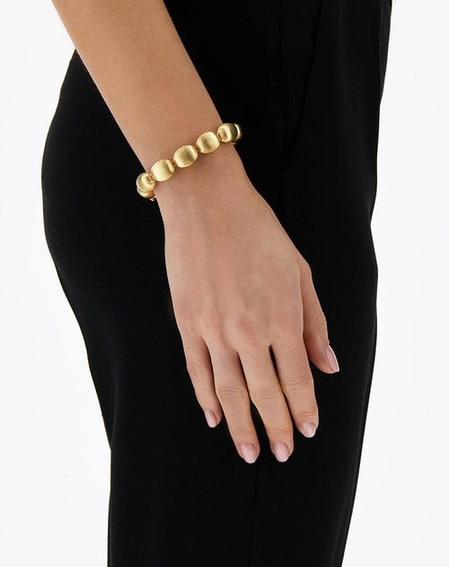 "Muse" gold beaded bracelet (small) - BI5-538-Nanis-Renee Taylor Gallery