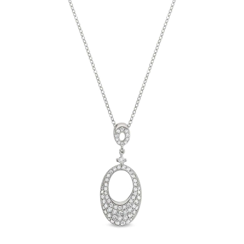 Graduated Open Oval Pendant - BL2210N-Kelly Waters-Renee Taylor Gallery