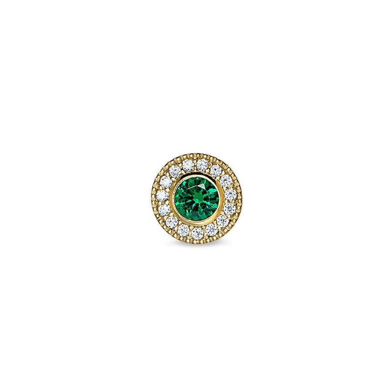 May Birthstone Necklace Charm - BL2300CH5G-Kelly Waters-Renee Taylor Gallery