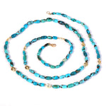 18K "Flora" Persian Turquoise Necklace - BN-286