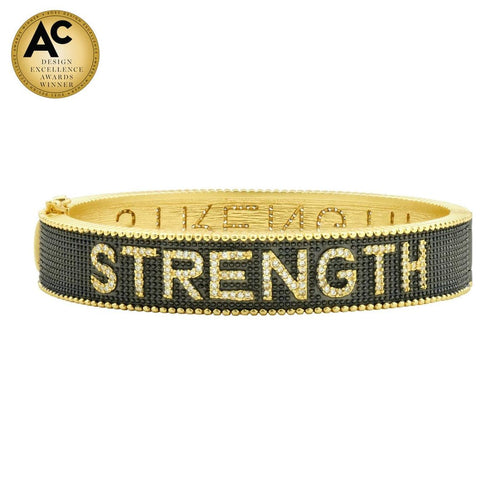 Strength Cuff - YRZB080211B-H-Freida Rothman-Renee Taylor Gallery