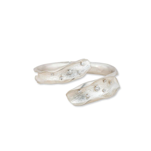 Bark Bracelet with Diamond by Lika Behar