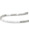Heishi Silver Bracelet with 4mm Silver Beads, and White Enamel - BU900698WHXUM-John Hardy-Renee Taylor Gallery