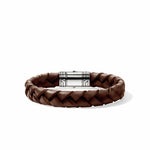 Leather Bracelet, Sterling Silver - BU986577BR-John Hardy-Renee Taylor Gallery